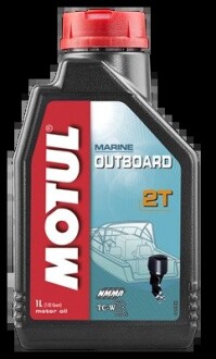 Масло для 2-х тактных двигателей минеральное Outboard 2T 1л MOTUL 102788