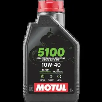 Масло для 4-х тактных двигателей 5100 4T 10W-40 1L MOTUL 104066