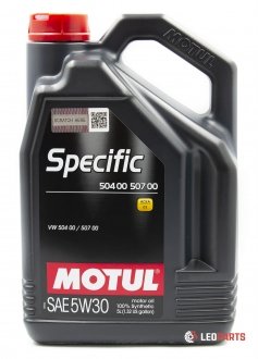 Моторное масло Specific 504 00 507 00 5w-30 5l MOTUL 838751
