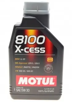 Масло моторное 8100 X-Cess 5W-30 (1л) MOTUL 368101