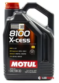 Масло моторное 8100 X-Cess 5W-30 (5 л) MOTUL 368106