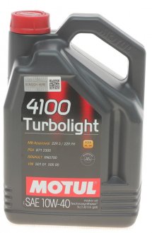 Моторное масло 4100 Turbolight 10W-40 (5л) MOTUL 387606