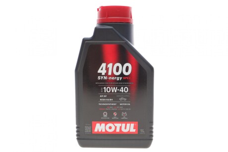 Моторное масло 10W40 4100 Syn-nergy Spec (1L) MOTUL 387701