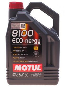 Масло моторное 8100 Eco-Nergy 5W-30 (5л) API SP MOTUL 812306