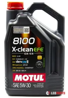 Масло моторное 8100 X-clean EFE 5W-30 (5л) MOTUL 814051