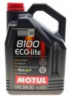 Масло моторное 8100 Eco-Lite 5W-30 (5л) MOTUL 839551