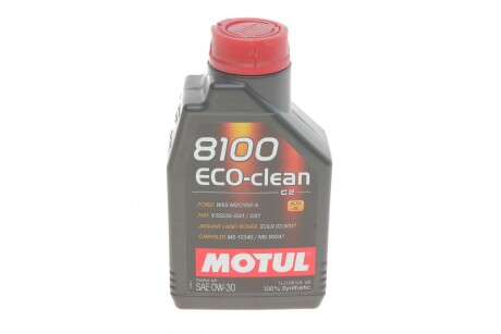 Моторное масло 8100 Eco-Clean 0W-30 (1л) MOTUL 868011