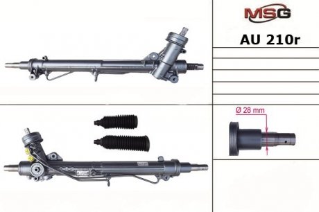Рулевая рейка с ГУР восстановленная AUDI A4 (8D2, B5) 1994-2000,SKODA SUPERB 2001-2008, MSG AU210R