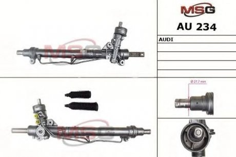 Рулевая рейка с гур новая audi a4 (8e2, b6) 00-04,a4 avant (8e5, b6) 01-04,a4 кабрио (8h7, b6, 8he, MSG AU234