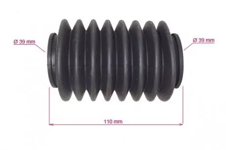 Пыльник рулевой рейки citroen berlingo 02-06, peugeot partner 02-06 MSG CI205DUSTER