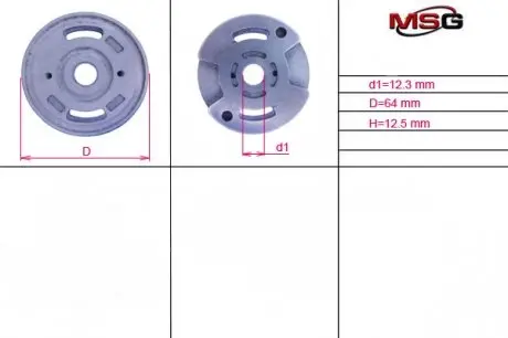 Плита насоса гур нижняя citroen jumper c бортовой платформой/ходовая часть 06-,jumper автобус 06-,ju MSG FI002LPLATE