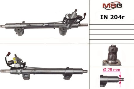 Рульова рейка з ГПК відновлена Infiniti FX/QX70 08-17, Infiniti G 07-14 MSG IN204R