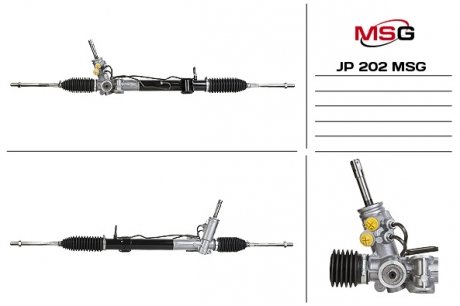 Рульова рейка з ГПК нова JEEP COMPASS (MK49) 06-; DODGE CALIBER (PM) 06- MSG JP202 (фото 1)