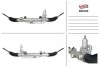 Рулевая рейка с гур новая mercedes-benz c-class (w203) 00-07, clk (c209) 02-09, clk cabrio (a209) 03 MSG ME204 (фото 1)