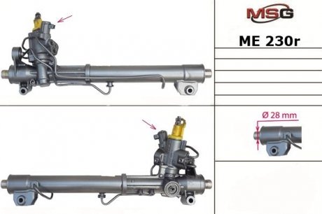 Рулевая рейка с ГУР восстановленная MERCE S-CLASS(W221) 11-, GLK-CLASS(X204) 09-, E-CLASS(W212) 11-4 MSG ME230R