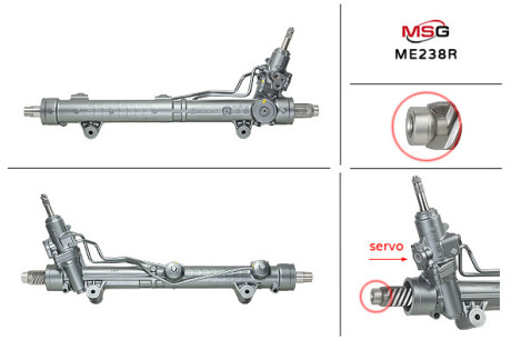 Рульова рейка з ГПК відновлена Mercedes-Benz ML W164 05-11 MSG ME238R (фото 1)