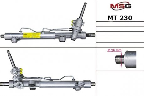 Рулевая рейка с гур новая mitsubishi galant 03- MSG MT230 (фото 1)