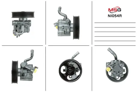Насос ГУР відновлений Nissan Pathfinder R51 04-14 MSG NI054R