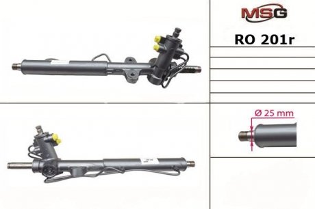 Рулевая рейка с гур восстановленная rover 25 (rf) 99-05 MSG RO201R