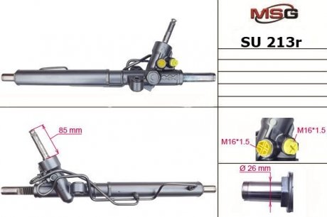 Рулевая рейка с гур восстановленная subaru [b14] legacy 09-usa MSG SU213R