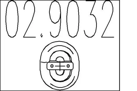 Резиновый элемент крепления MTS 02.9032
