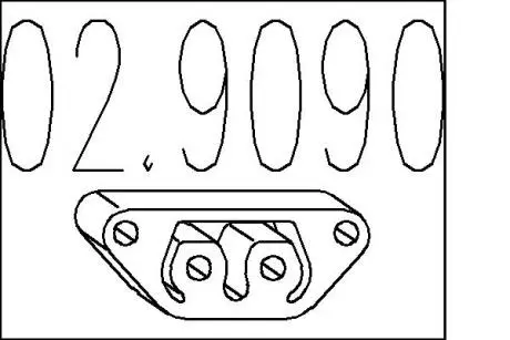 Резиновый элемент крепления MTS 02.9090