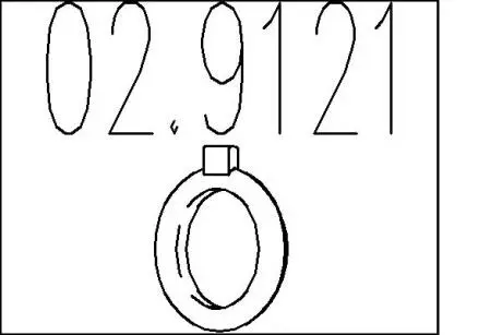 Резиновый элемент крепления MTS 02.9121