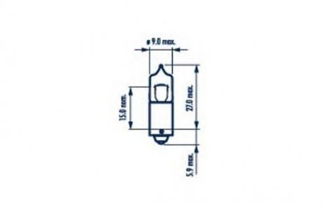 H10w 12v 10w ba9s |miniature halogen lamps| 10шт NARVA 17833