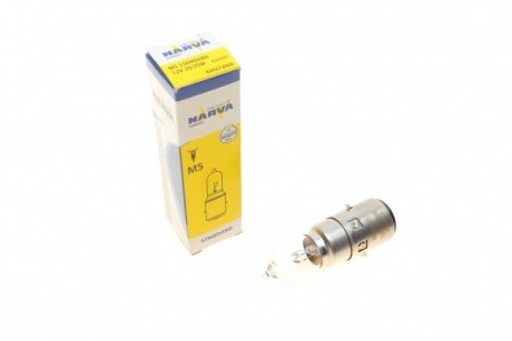 Автолампа M5 12V 35/35W BA20d Standard (Мото) NARVA 420273000