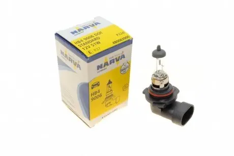 Автолампа HB4/9006 12V 51W P22d Haloger NARVA 480063000