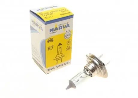 Автолампа H7 12V 55W PX26d Range Power Blue+ NARVA 486383000