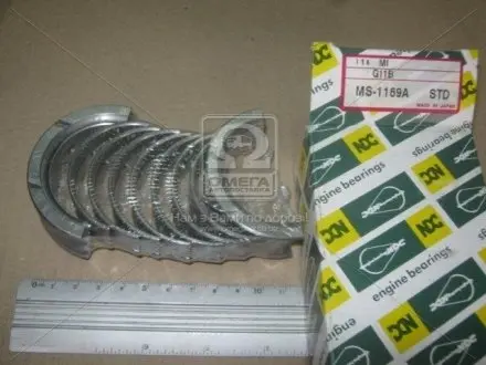 Вкладыши коренные std (к-кт на мотор) NDC MS1169ASTD