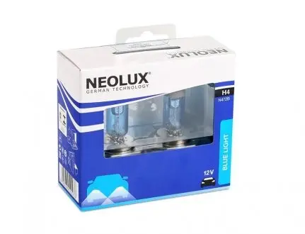 Комплект автоламп Cool Blue Intense H4 12V 55/60W P43t NEOLUX N472BSCB