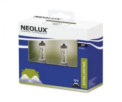 Автолампа H7 Extra Lifetime увеличенный срок службы (комплект 2шт) NEOLUX N499LL-SCB