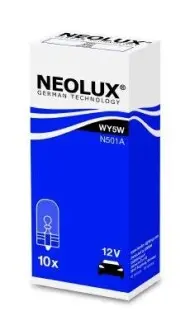 Лампа 12v wy5w оранжевая NEOLUX N501A
