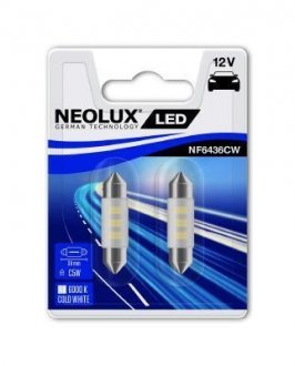 Комплект ламп led c5w 12v 0.5w 6000k (36mm) NEOLUX NF6436CW-02B