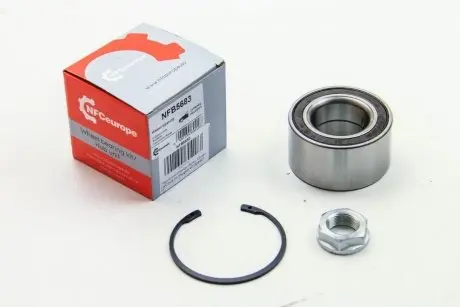 Подшипник ступицы перед. Citroen C4/C5/C6 05-/Peugeot 407/508/607 00- NFC NFB5683