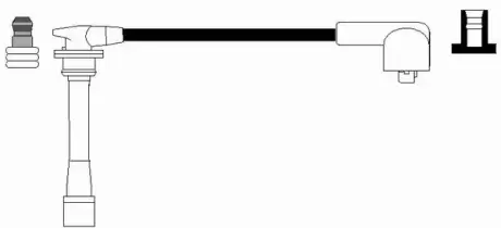 Автомобільний високовольтний провід NGK 38829