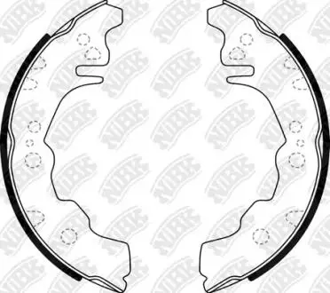 Колодки барабанные Daihatsu Materia, Sirion NiBK FN2397