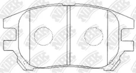 Тормозные колодки NiBK PN1481