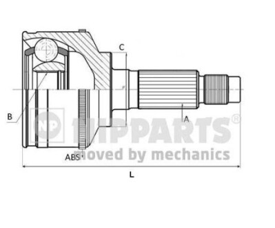 ШРУС NIPPARTS N2820516 (фото 1)