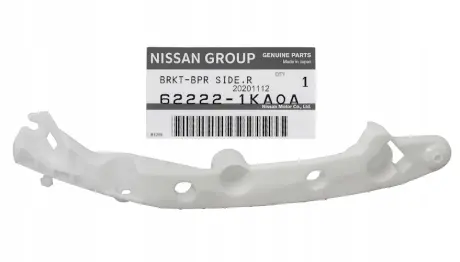 Кронштейн переднего бампера правый Juke NISSAN 622221KA0A