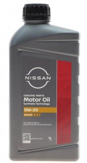 Олива моторна 0W-20 Motor Oil (SP/GF-6A) 1L NISSAN KE90090134