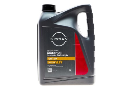 Моторна олива 0W-20 Motor Oil SP/GF-6A (5L) NISSAN KE90090144