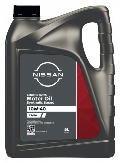 Масло моторное Motor Oil 10W-40 (5л) NISSAN KE90099942 (фото 1)