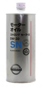 Олива моторна Strong Save X 5W-30 (Japan), 1л NISSAN KLAN505301 (фото 1)