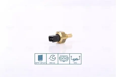 Датчик температуры охлаждающей жидкости NISSENS 207060