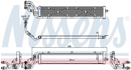 Радiатор NISSENS 606268