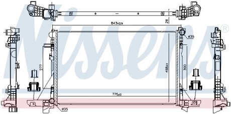 Радиатор NISSENS 606411