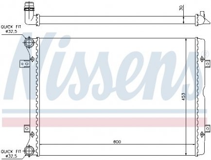 Радiатор NISSENS 65014